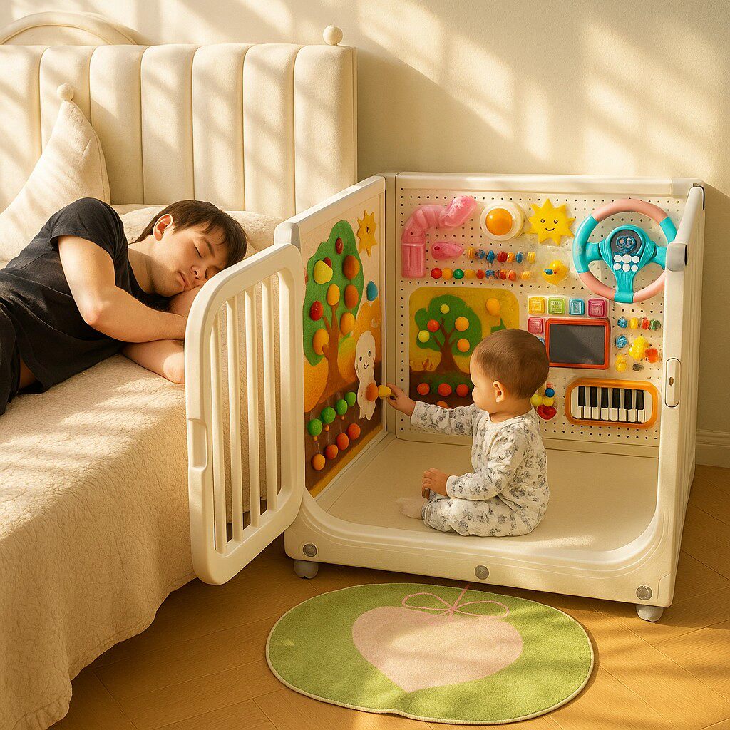 安抚玩具幼儿忙碌板早教益智