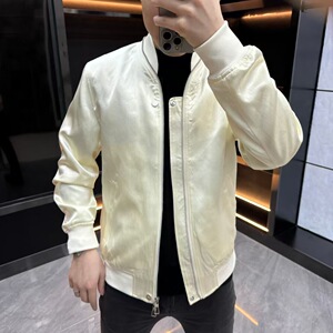 夏季男士休闲棒球领薄款外套
