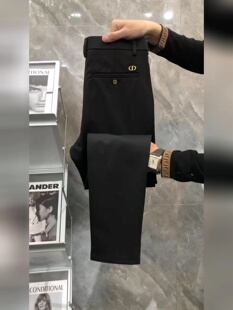 95春季男款直筒西裤商务休闲男装裤子长裤2023新款春季男士休闲裤