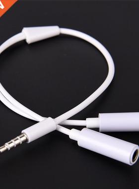 Cable 3.5 mm Y Splitter 1 Male To 2 Dual Female Audio Cable
