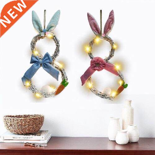 Easter Decorations Festival Decorative Wreath with LED
