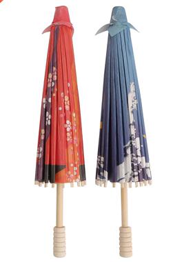 2Pcs Party Umbrella Decor Stage Props Decorative Umbrella