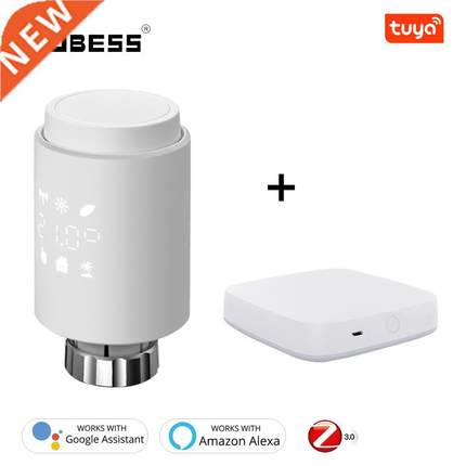 Aubess Tuya Smart ZigBee Radiator Actuator TRV Programmable
