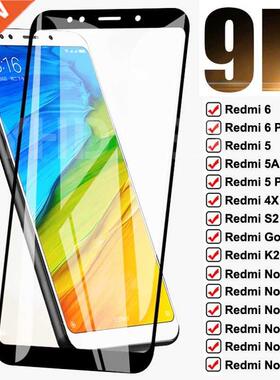9D Tempered Glass For Xiaomi Redmi 5 Plus 5A 6 6A 4X S2 Go K