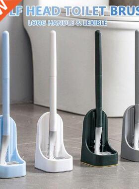Slcone Golf Soft Tolet Brush No Dead Tolet Cleanng