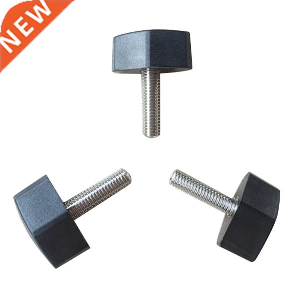 M6 x 25mm Thread Screw Rotating Clamping Handle Knob 5 Pcs