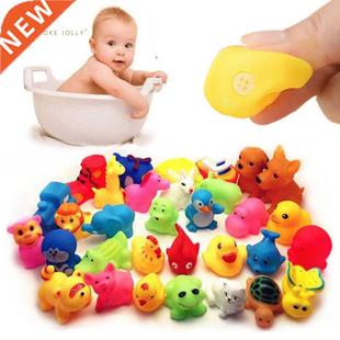 13 Pcs Cute Animals Swimming Water Toys Colorful Soft Rubber
