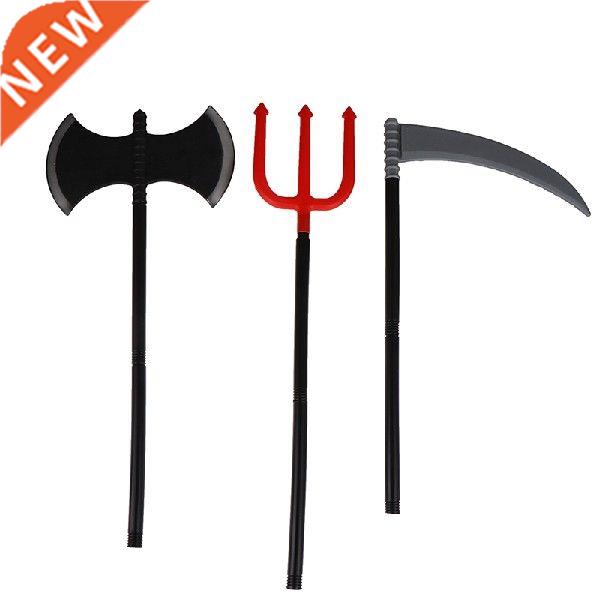 Pitchfork Plastic Cattle Fork Weapon Toy Halloween Costume