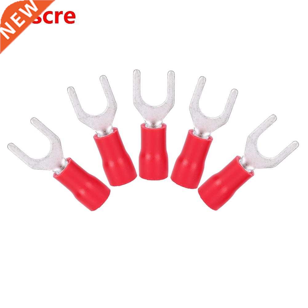 1000Pcs Shape Red Copper Cold-Pressed Crimp Terminals Wire
