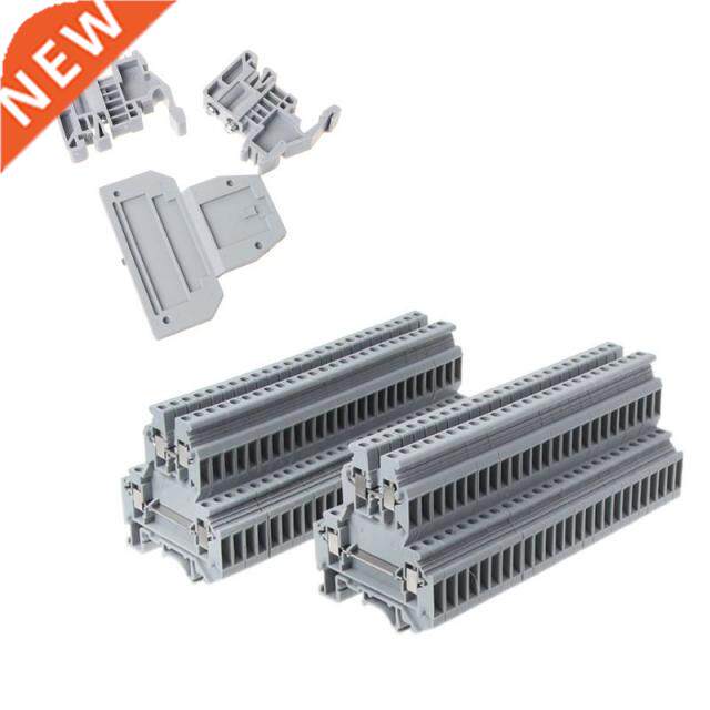 50Pcs/Set UKK3 DIN Rail Double Level Dual Row Terminal Block