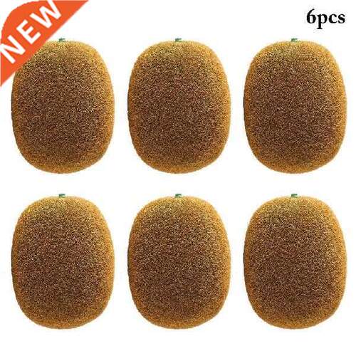6PCS Artificial Kiwi Food Photography Props Simulation
