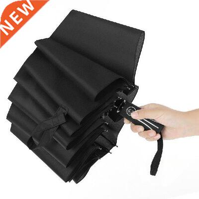 12K Strong Umbrellas Rainy Sunny Full Automatic Women Men