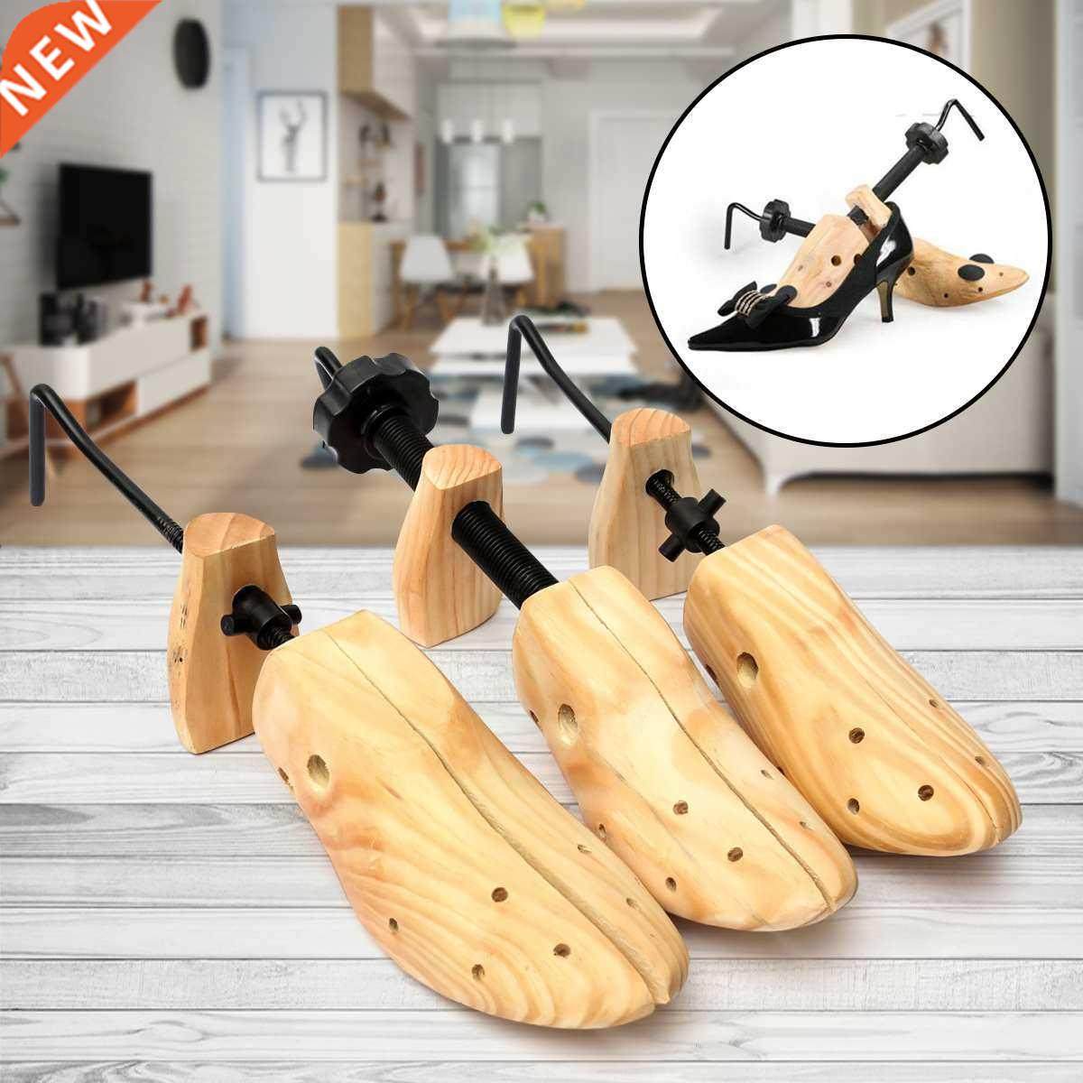 Unisex 1 Piece Shoe Stretcher Wooden Shoes Tree Shaper Rack,