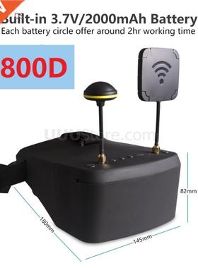 EV800D 5.8G 40CH 5 Inch 800*480 Video Headset HD DVR Diversi