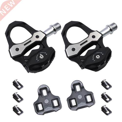 Road Bike Bicycle Carbon Fiber Cycling Anti-slip Pedals Clea