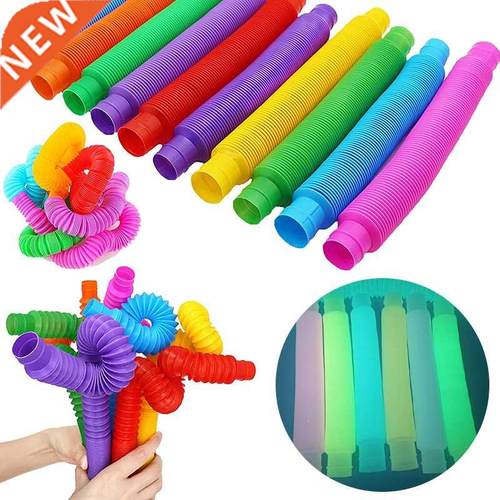 Macarone Luminous Tubes Sensory Fidget Toy Sress Relieve Toy