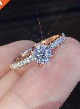 2022 rendy Claws Design Crystal Zircon Engagement Rings For