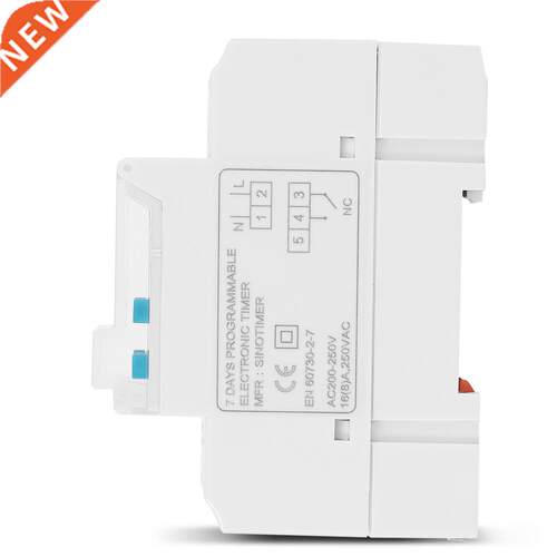 DIN Rail 4 Pins Voltage Output Digital Switch Timer 220V 110