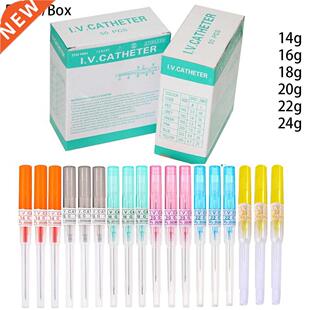 50pcs Disposable Professional I.V. Catheter Cannula Piercing