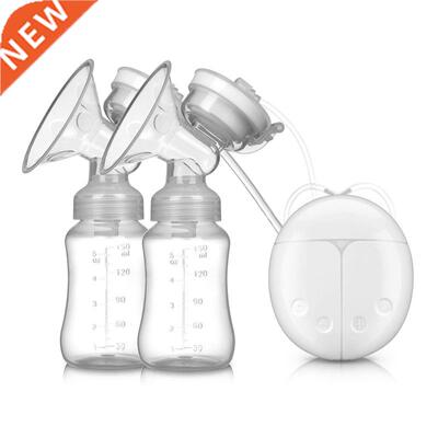 New Electric Double Breast Pump USB BPA Free Breast Pumps Ba