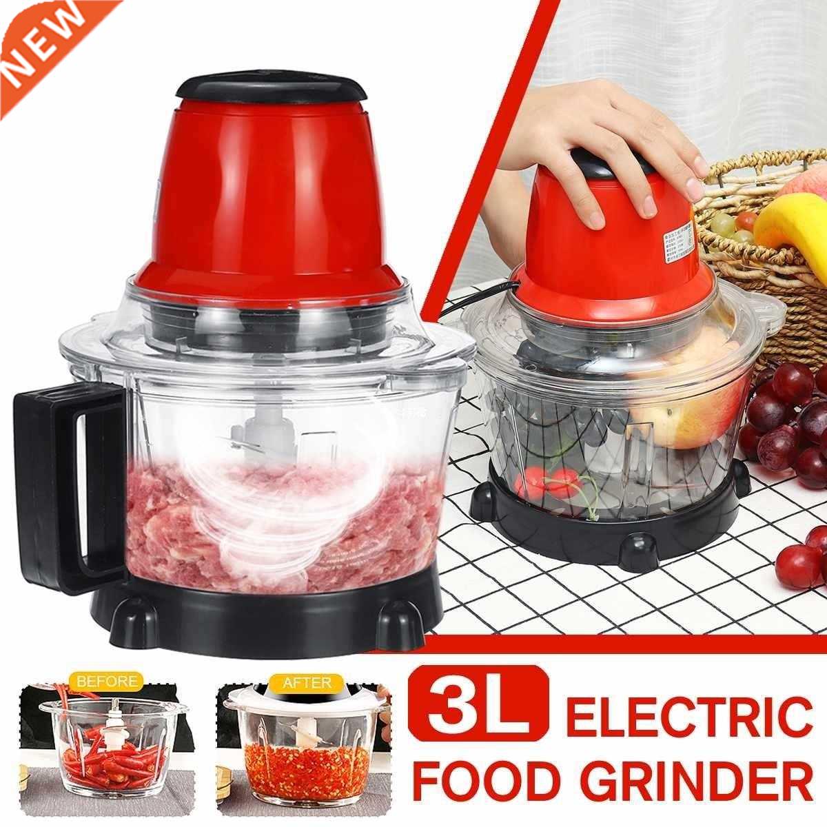 2L/3L Electric Meat Grinder Spice Garlic Chopper Electric Fo