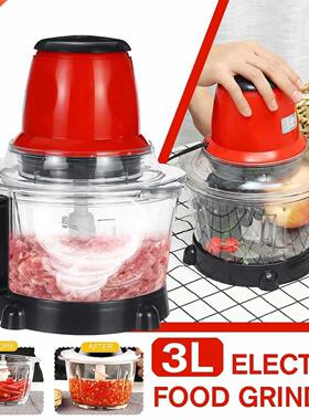 2L/3L Electric Meat Grinder Spice Garlic Chopper Electric Fo