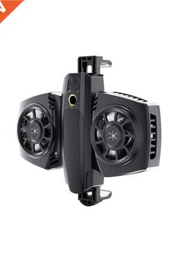 Mobile Phone Cooler 2 Fan Holder Cooling Pad Gamepad Game Ga