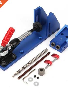 Pocket Slant Hole Jig Wood Working Carpenter Kit Toggle Clam