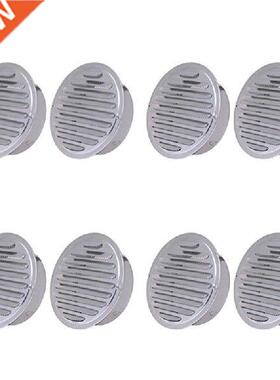 2 Pcs Stainless Steel Exterior Wall Air Ventilation Hood