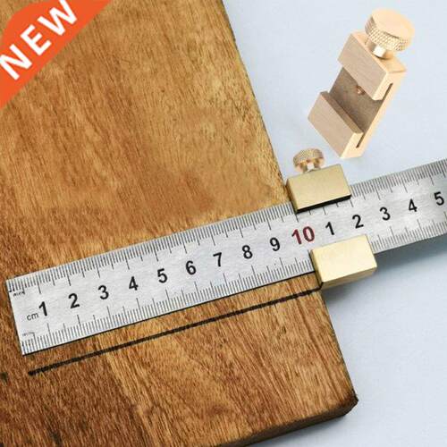 Practical Steel Ruler Limit Line Brass Marking Locator Angle