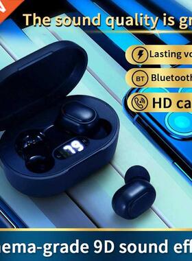 TWS Wireless Earphones Bluetooth LED Digital Display Screen