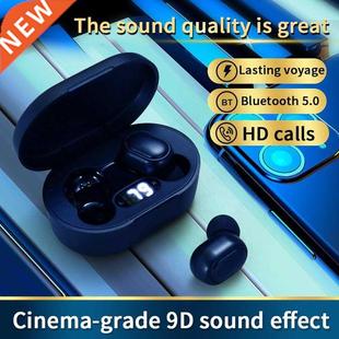 TWS Wireless Earphones Bluetooth LED Digital Display Screen