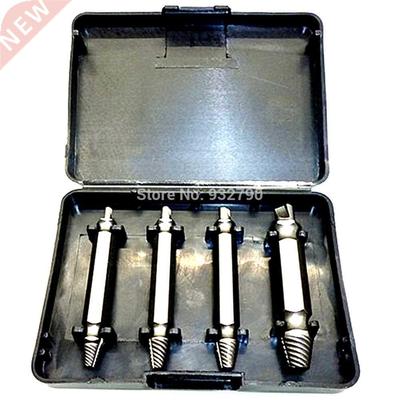 4pcs Carpenter Screw Bolt Extractor Guide Drill Removal Brok