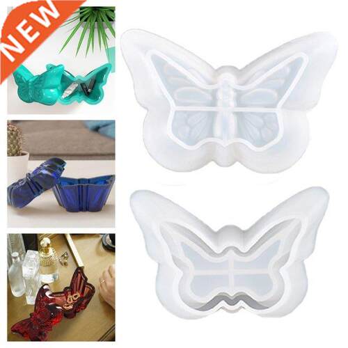 Butterfly Storage Box with Lid Epoxy Resin Mold Bowl Dish Je