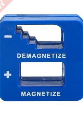 Portable Demagnetizer-Magnetizer Black/Red/Blue for Screwdri