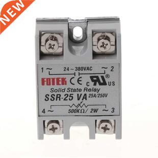 24V-380V SSR-25VA 25A DC-AC Solid State Relay Module For Con