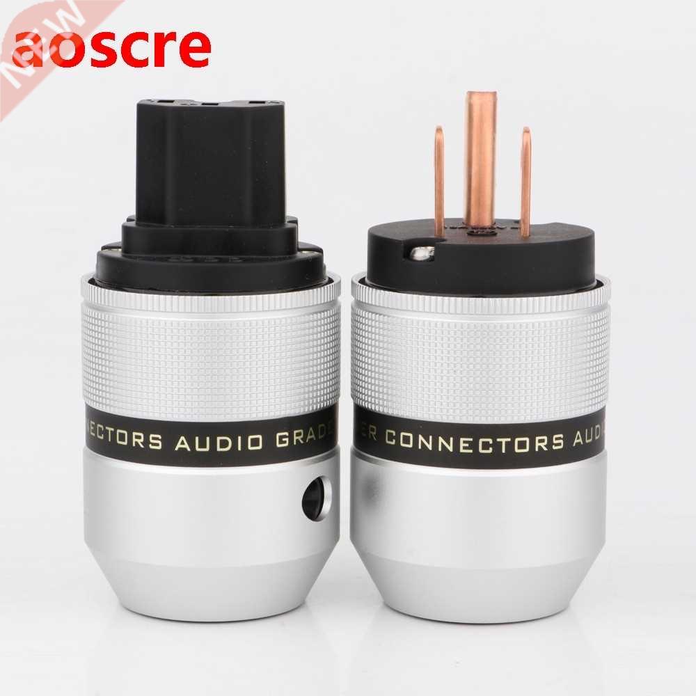 Preffair Hi End Audio P08M Pure Copper US AC Power Plug HI