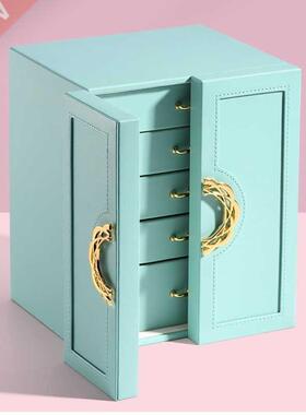 Jewelry Organizer Box Display 5 Layer Large Capacity Double