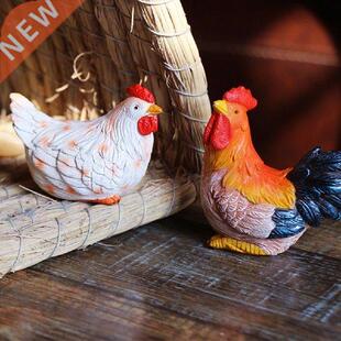 Funny Chicken Garden Statues Farm Art-Backyard Decoration