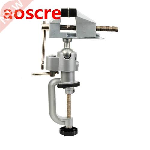 360 Rotating Table Vise Bench Clamp Vises Grinder Holder Dri