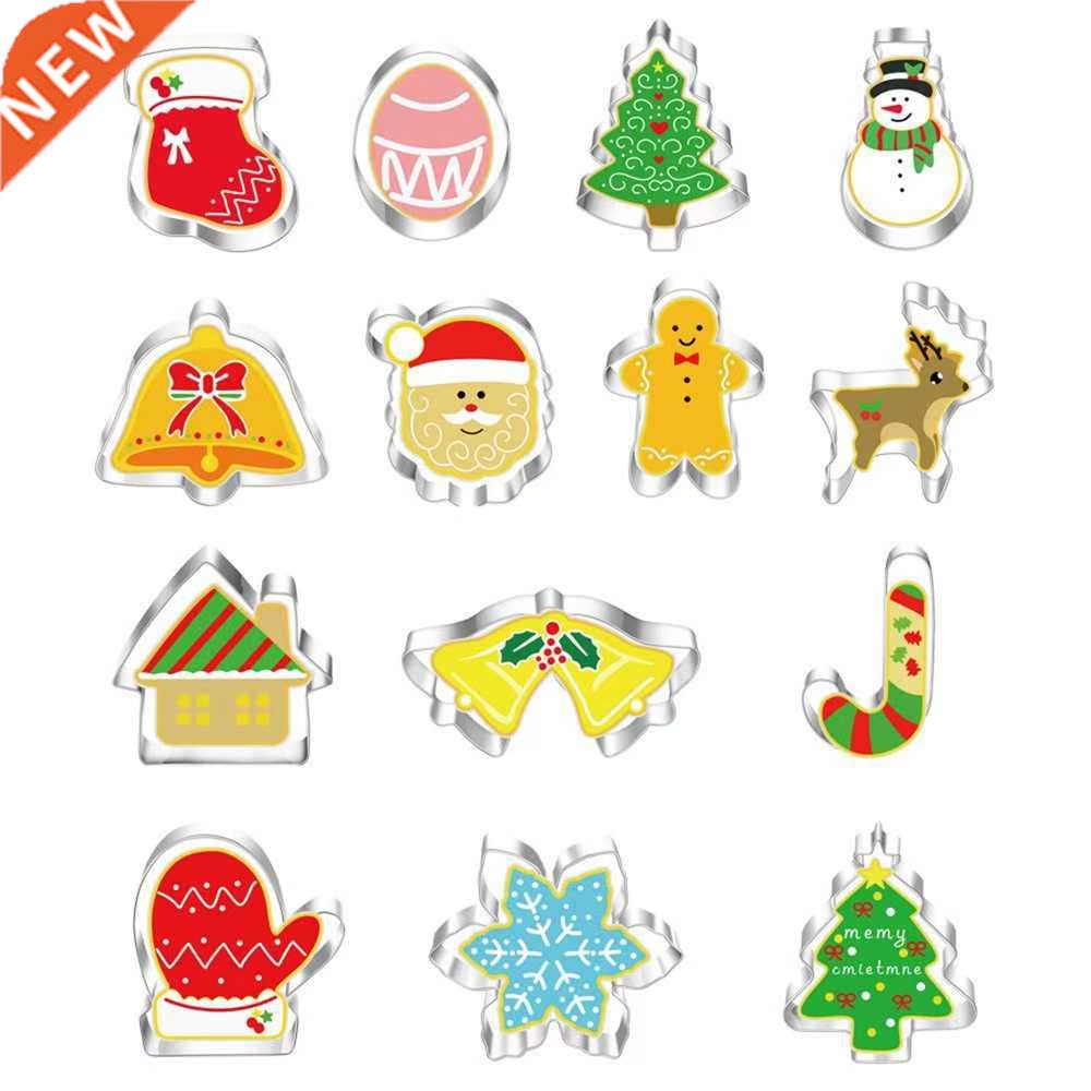 14pcs Stainless Steel Christmas Mold  Sugar Craft