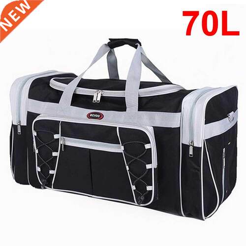 70L Waterproof Nylon Luggage Gym Bags Outdoor Bag Large Trav