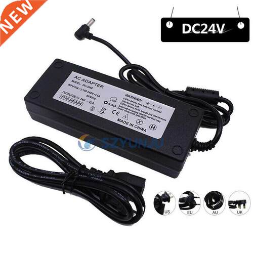LED power supply adapter Transformer AC 100-240V to DC24V 6A