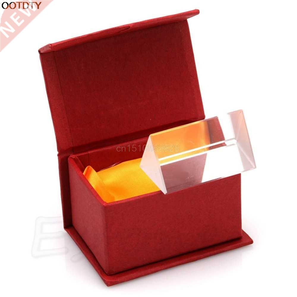 5cm Triangular Prism Teaching Optical Glass Triple Physics L