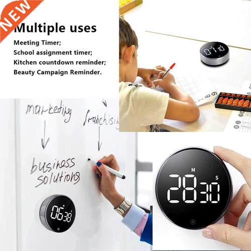 Digital Timer for Kitchen Cooking Shower Study Stopwatch LED
