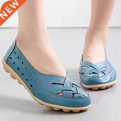 New Flat Shoes Women Casual Soft Comfortable Platform Footwe
