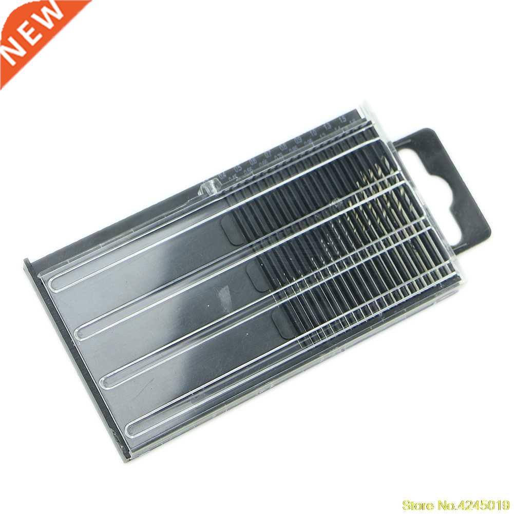 20Pcs Mini Tiny Micro HSS Twist Drill Bit Set 0.mm-1.6mm Mo