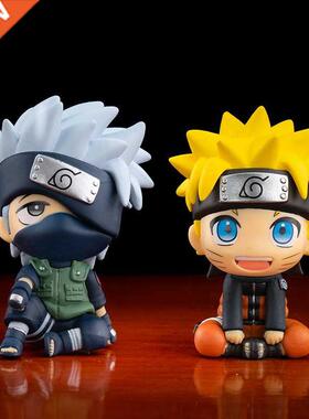 9cm Anime Naruto Figure Uzumaki Naruto Kakashi Uchiha Sasuke