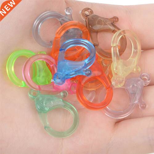 20Pcs/Lot 27 Colors Plastic Mixed  Jewelry Finding Lobste