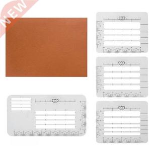 4pcs Envelop Addressing Guide Stencils Lettering Straight Wr